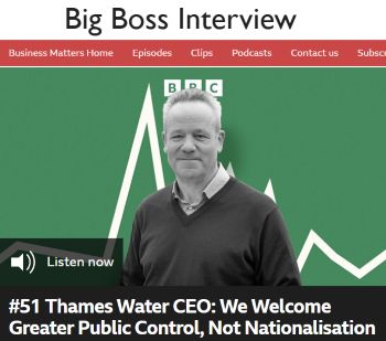 BBC BIG BOSS INTERVIEW THAMES WATER CEO CHRIS WESTON 1