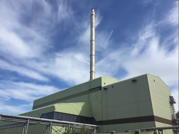 Brighouse sewage sludge incinerator YW