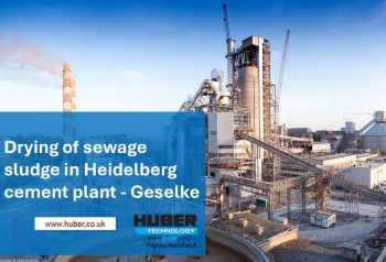 HUBER Belt Dryer BT HUBER Technology - Heidelberg Cement 2