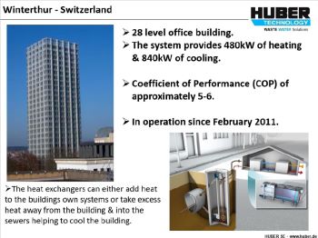 HUBER THERMWIN SLIDE - OFFICE BUILDING WINTERTHUR SWITZERLAND INSTALLATION