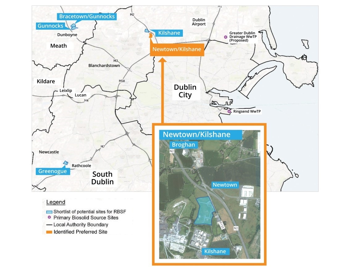 Biosolids Irish Water pref site