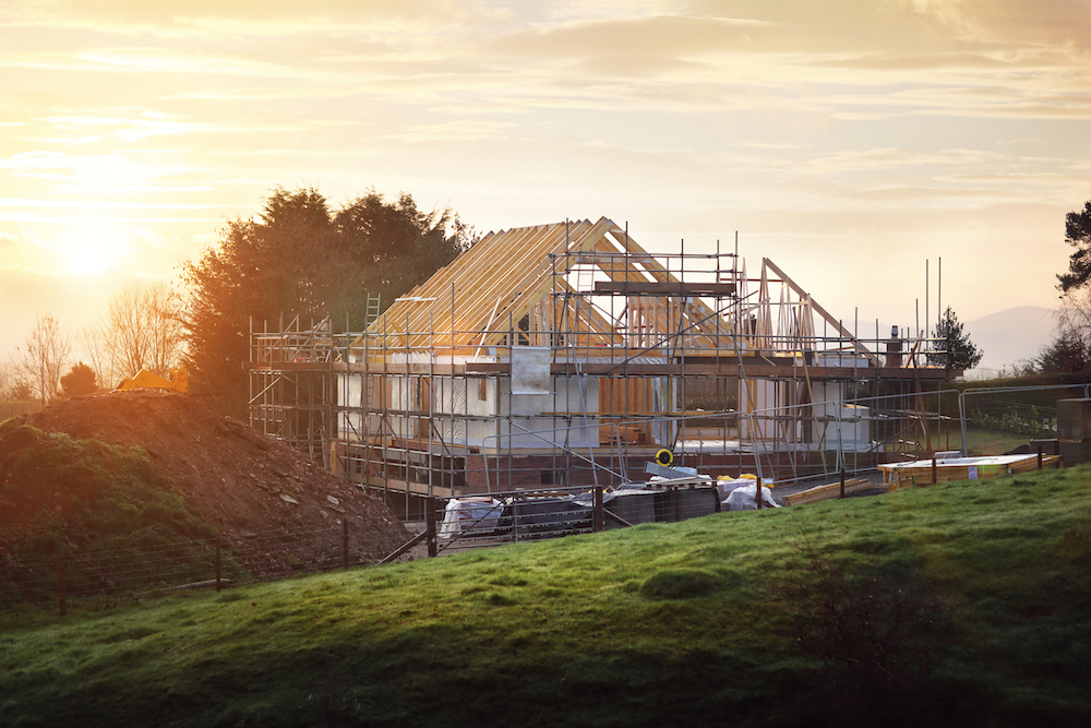HOUSE UNDER CONSTRUCTION