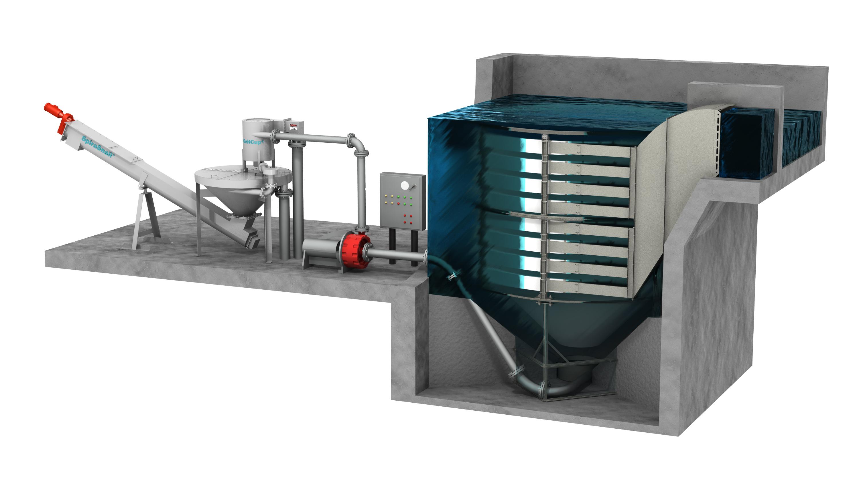 Hydro HeadCell with GritCup and SpiraSnail