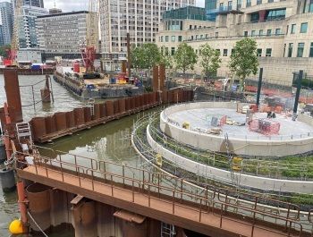 TIDEWAY TUNNEL COFFERDAMS ALBERT EMBANKMENT