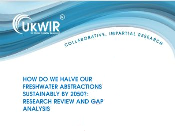 UKWIR REPORT - SUSTAINABLE EXTRACTION BY 2050
