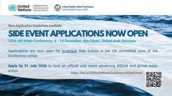 UN WATER CONFERENCE DEC Side Events CALL